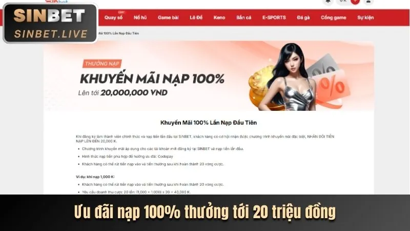 Thưởng nạp lại hàng ngày W88